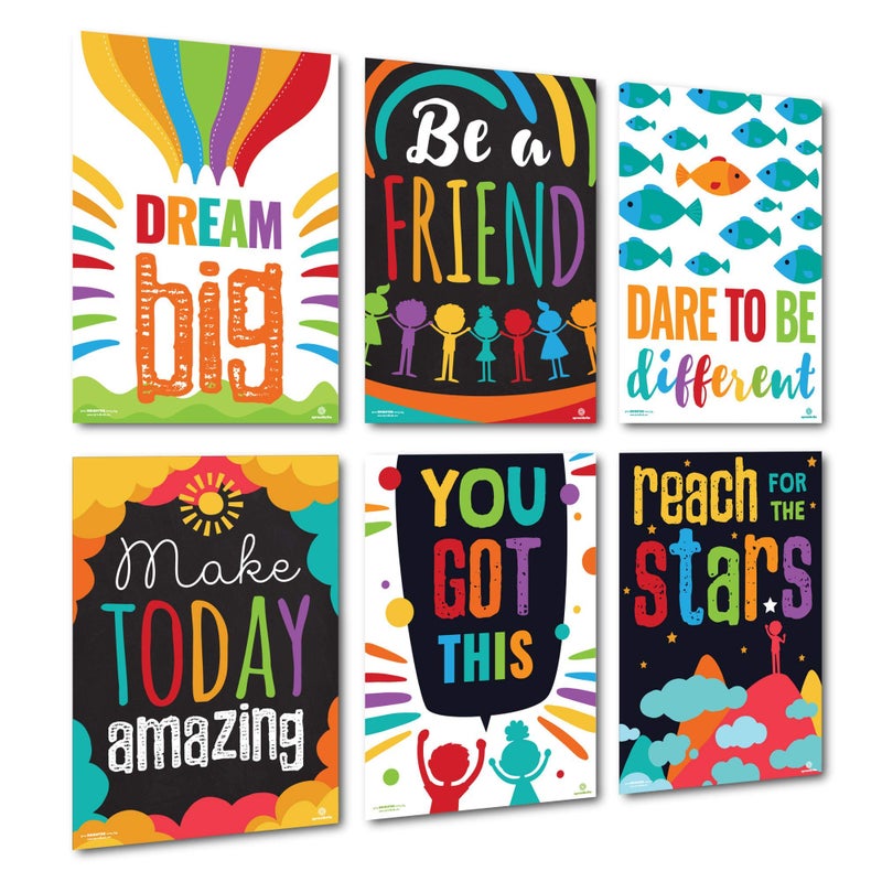Sproutbrite Classroom Decorations - Posters for Teachers - Bulletin Board and Wall Decor for Pre School, Elementary and Middle School Themes - Image 1